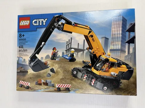 LEGO City Yellow Construction Excavator 60420 Set - New Factory Sealed Retired