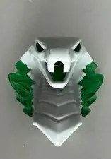 LEGO Snake Minifigure Head Part Cobra Translucent Green Grey Harry Potter 76389