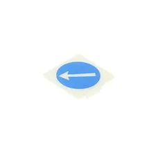 1x LEGO Electric Light Brick Clip-On 2x2 Milky White Arrow Blue 2384pb06