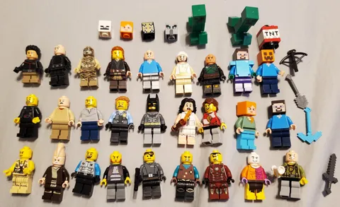 LEGO  *** MINIFIGURES *** ASSORTED / MIXED ~ MINECRAFT +++ ~ LOT OF 29 !