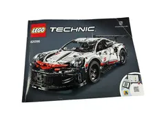 Lego 42096 Technic Porsche 911 RSR Race Car Model Instruction Manual Booklet