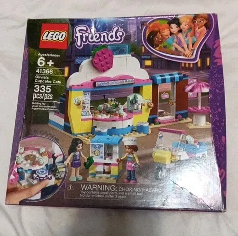 Retired LEGO Friends Set 41366 Olivia's Cupcake Cafe New & Factory Sealed
