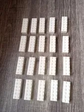 20 pieces White Genuine Lego 2 x 6 Plates Part 2456 WYSIWYG IRL u get 20 pieces