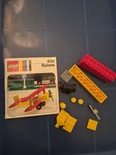Lego LEGOLAND 430, 613 BIPLANE 100% Complete With Manual 