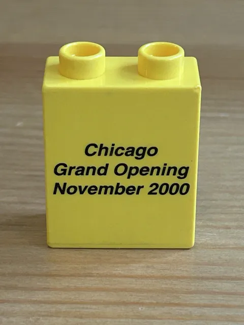 DUPLO Brick Block The Lego Store Grand Opening Chicago, Illinois November 2000