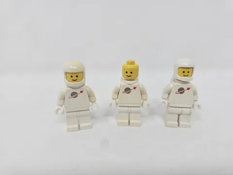LEGO Classic Spacemen Vintage Minifigure sp006 Astronaut Lot of 3