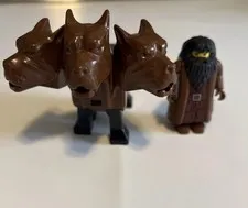 LEGO Harry Potter Fluffy 3 Headed Dog 4706 Minifigure Hagrid Vintage 40245c00