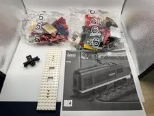 LEGO City 7938 Red Passenger Train Cab Car Loose Parts No Stickers Manual