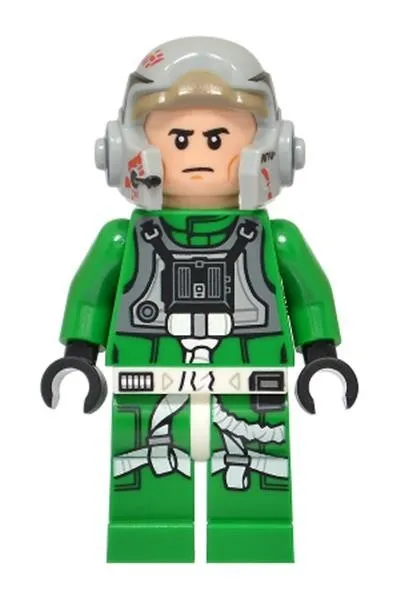 LEGO A-wing Rebel Pilot Minifigure 75427 Throne Room Duel & A-wing NEW