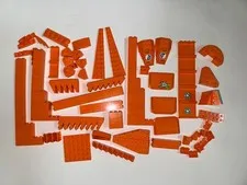 Lego Lot of miscellaneous Orange Bricks (from City or Arctic Explore))