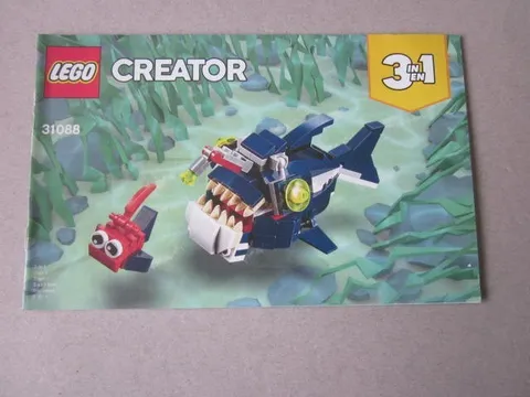 Lego Building Instructions Instruction Creator 31088 Monster Fish
