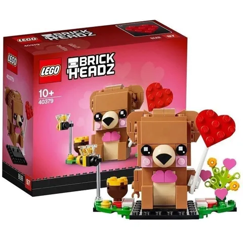 LEGO 40379 BrickHeadz Valentine's Day Bear Retired Brand New＆Seal Festival Gift