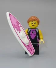 LEGO Surfer Girl CMF surfboard minifigure surf surfing Collectible series 4