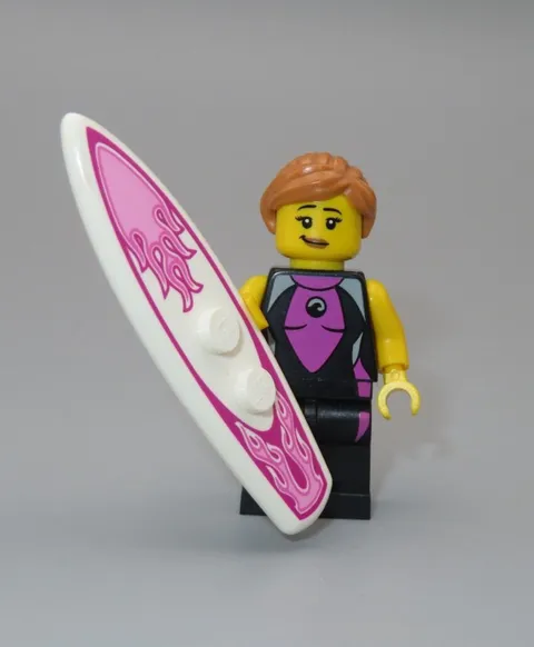 LEGO Surfer Girl CMF surfboard minifigure surf surfing Collectible series 4