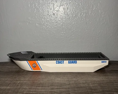 Lego Coast Guard Boat Hull Only 62791c01pb03 From Set 60014 Boat Only No Set