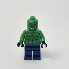 Lego DC Batman Killer Croc Minifigure bat008 7780 The Batboat 2006 Authentic