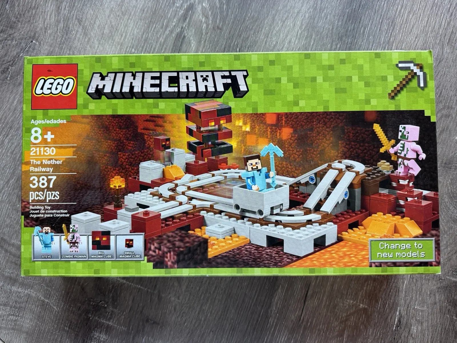 NEW RETIRED LEGO Minecraft 21130 The Nether Railway NEW IN BOX MAKE OFFER