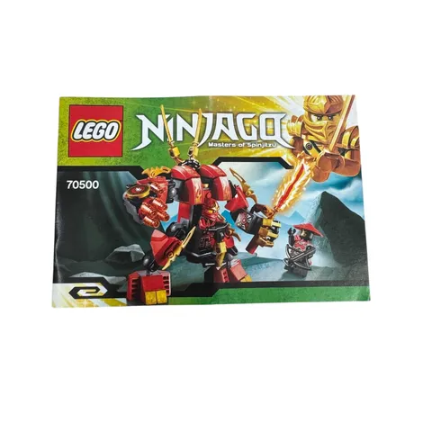 LEGO 70500 Kai's Fire Mech Instruction Manual 2013