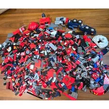 LEGO Bulk Lot 7lb Marvel Transformers Optimus Prime Spider-Man Mixed Bricks