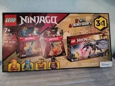 LEGO NINJAGO SET #66715 NINJAGO GIFT SET- 3 IN 1 BOXED SET, RARE  FACTORY SEALED