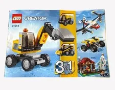 Lego Creator 3 in 1 Power Digger 31014 100% Complete With Instructions