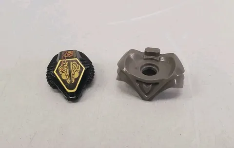LEGO Minifigure Helmet Shoulder UFO Zotaxian Alien Gray Overlord Alpha Draconis