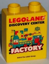 Misprint LEGO LEGOLAND Collectible Brick FACTORY 2012 DISCOVERY CENTER Misprint #04