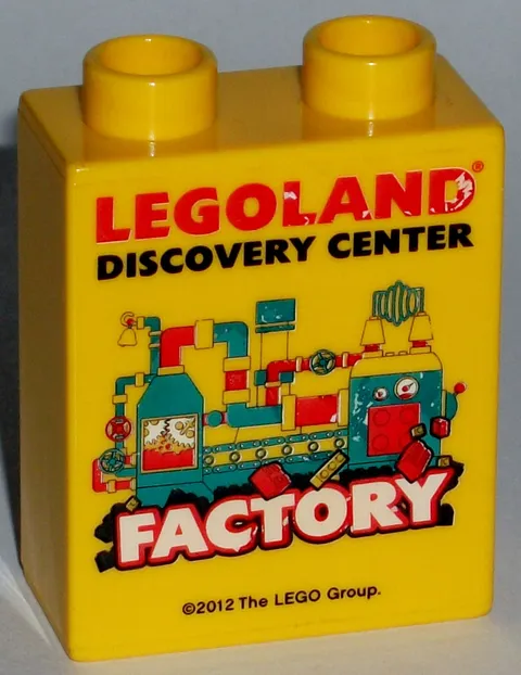 Misprint LEGO LEGOLAND Collectible Brick FACTORY 2012 DISCOVERY CENTER Misprint #04