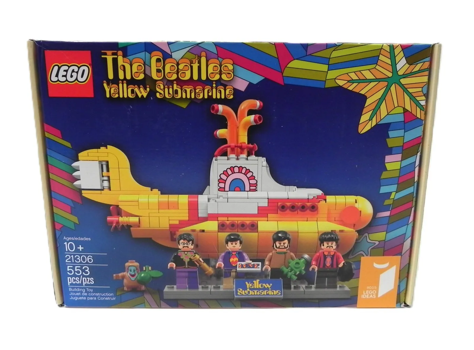Lego The Beatles Yellow Submarine Set 553 Piece Unopened Box