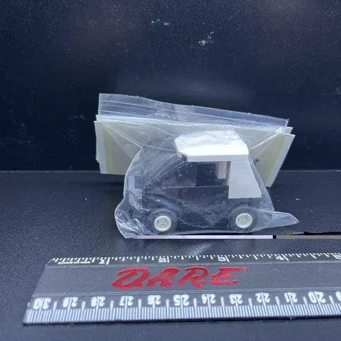 Lego Prebuilt custom City Smart Car (Emmets car with alternate colors)
