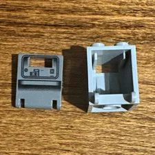 LEGO Star Wars - RARE vintage gonk droid printed piece and clip box