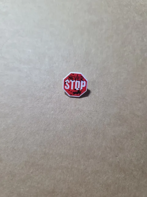 New LEGO Protestor SIGN GEAR NEVER STOP  Your Rights Stop Handle on Back Peace
