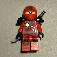 LEGO NINJAGO Red Ninja Minifigure with Sword & Back Accessories