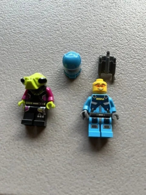 LEGO® Space Alien Conquest Defense Soldier ac015 ac002 EUC