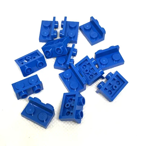 LEGO Parts - Blue Bracket 1 x 2 - 1 x 2 Inverted - No 99780 - QTY 13