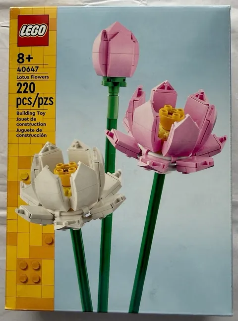 LEGO 40647 Lotus Flowers Botanical Collection Building Set NEW Sealed Gift 220pc