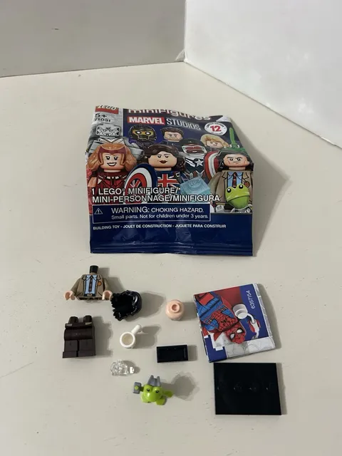 LEGO Marvel Loki Minifigure w/ Throg Frog Series 1 Collectible Minifigure