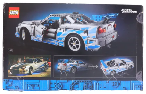LEGO Technic 2 Fast 2 Furious Nissan Skyline GT-R (R34) Car - DIY Kit and Buildi