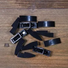 LEGO 50950 Black Slope, Curved 3 x 1 Qty 12