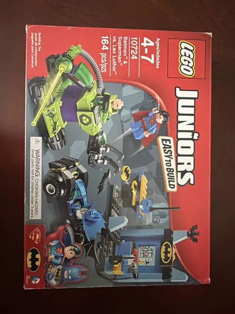LEGO Juniors 10724 Batman & Superman vs Lex Luthor Set New Sealed Box Damage