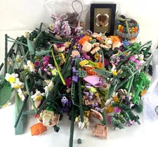 4 Pounds Of Lego Botanicals Flowers Bouquet Parts & Pieces 
