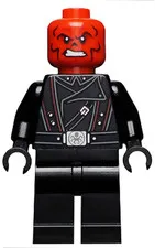 LEGO [No Color/Any Color] Red Skull - Black Belt sh0652 Used Genuine