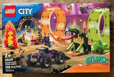 LEGO CITY 60339 STUNTZ Double Loop Stunt Arena - RETIRED - NEW - SEALED