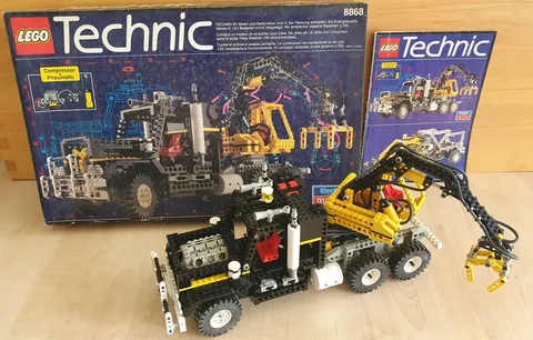 Lego Technic Pneumatic - 8868 - Air Tech Claw Rig - COMPLETE + BOX + OBA