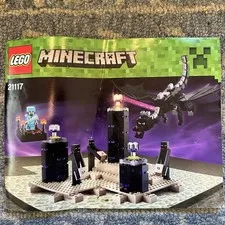 LEGO Minecraft 21117 The Ender Dragon Instruction Manual Only Complete Read