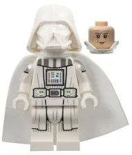 LEGO Star Wars Jedi Darth Vader White Minifigure Redeemed 75389 Dark Falcon NEW