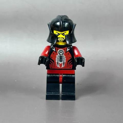 LEGO Minifigure Shadow Knight cas257 Castle Knights Kingdom II Scorpion
