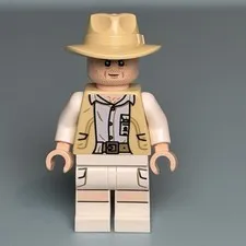 LEGO - Minifigure - Jurassic World - Robert Muldoon - jw115 / 2023 F6
