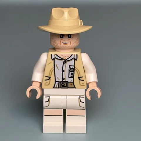 LEGO - Minifigure - Jurassic World - Robert Muldoon - jw115 / 2023 F6