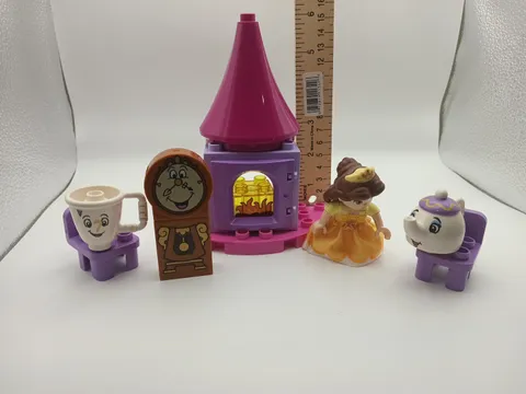 Lego Duplo  Disney Belle's Tea Party Chip Mrs Potts Cogsworth Replacement Parts 
